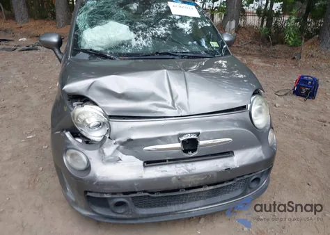 2013 Fiat 500 Abarth z USA, uszkodzony, nr VIN 3C3CFFFH0DT754248